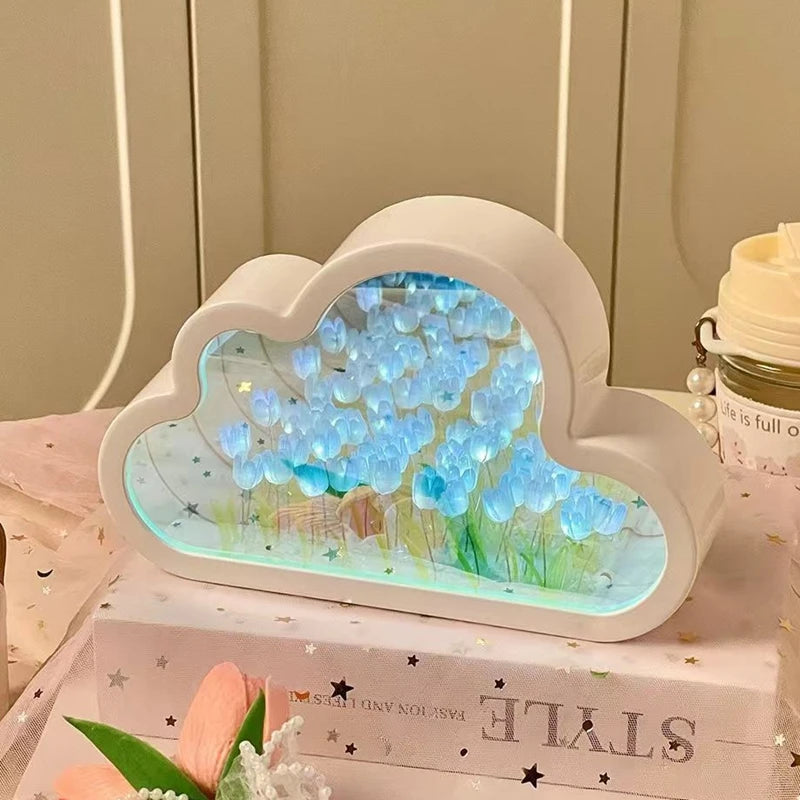 ☁️ Luminaa Cloud Mirror – Magiczne Lustro Tulipanowe DIY ☁️