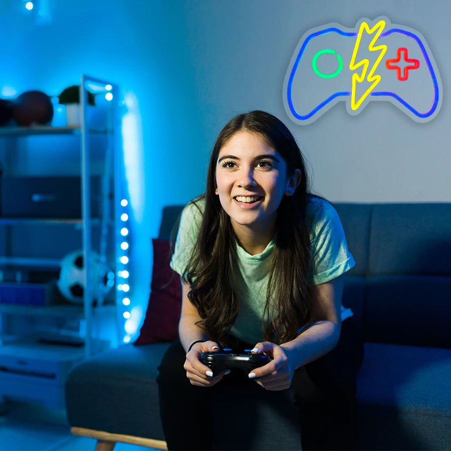 Neon GameZone – Stwórz Gamingowy Klimat w Swoim Pokoju