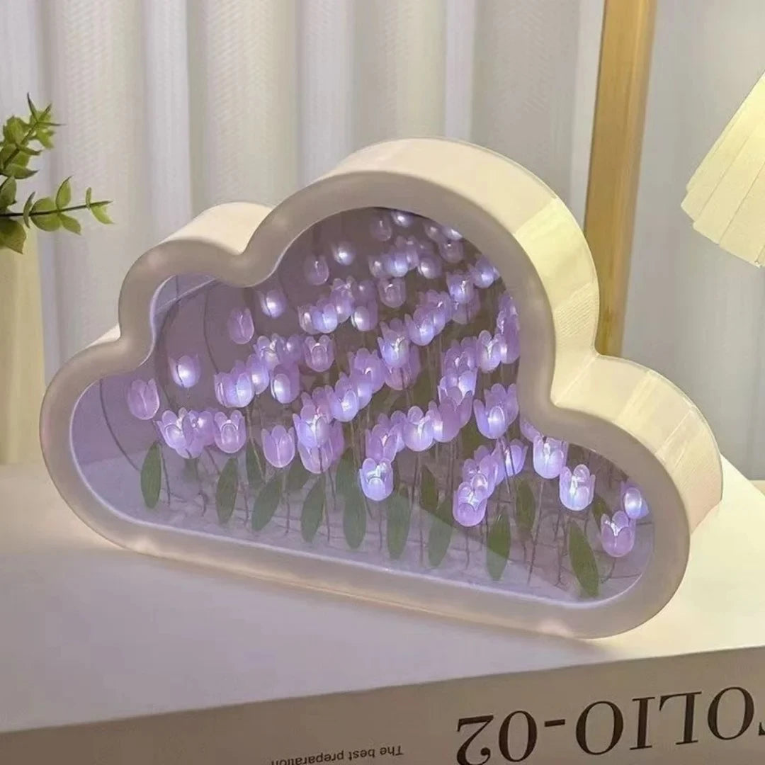☁️ Luminaa Cloud Mirror – Magiczne Lustro Tulipanowe DIY ☁️