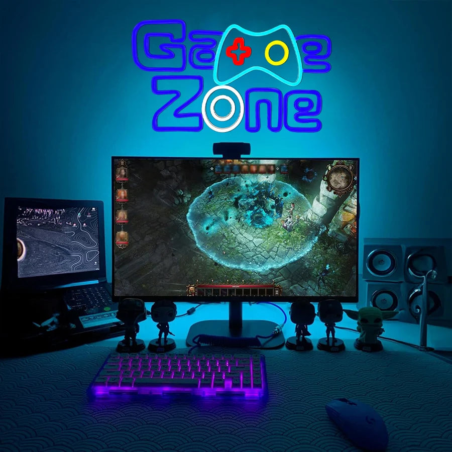 Neon GameZone – Stwórz Gamingowy Klimat w Swoim Pokoju