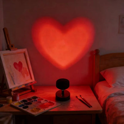 ❤️ Luminaa Heart Sunset – Twoje Prywatne Serce na Ścianie ❤️