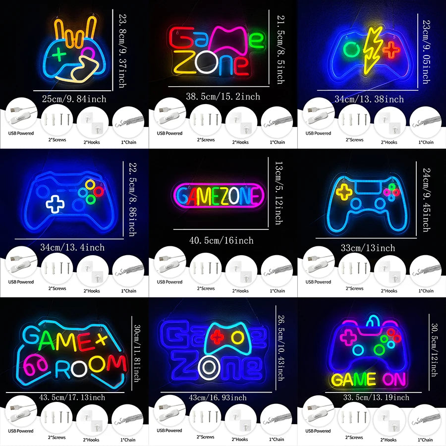 Neon GameZone – Stwórz Gamingowy Klimat w Swoim Pokoju