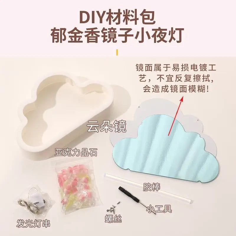 ☁️ Luminaa Cloud Mirror – Magiczne Lustro Tulipanowe DIY ☁️