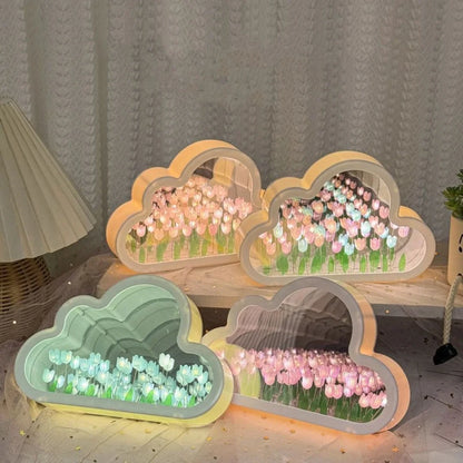 ☁️ Luminaa Cloud Mirror – Magiczne Lustro Tulipanowe DIY ☁️