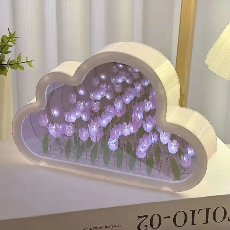 ☁️ Luminaa Cloud Mirror – Magiczne Lustro Tulipanowe DIY ☁️