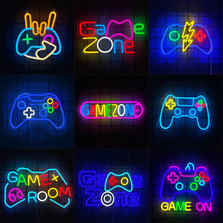 Neon GameZone – Stwórz Gamingowy Klimat w Swoim Pokoju