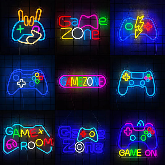 Neon GameZone – Stwórz Gamingowy Klimat w Swoim Pokoju