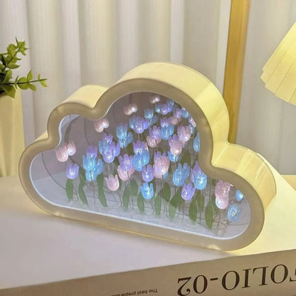 ☁️ Luminaa Cloud Mirror – Magiczne Lustro Tulipanowe DIY ☁️